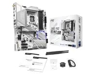 Premium ASRock Z890 Pro RS WiFi White Light Motherboard - Socket LGA1851, ATX, WiFi Included, DDR5 - Thumbnail 8