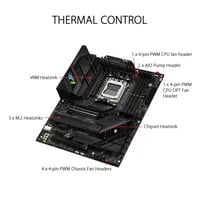 Premium ASUS ROG STRIX B650E-F GAMING WIFI Dark Motherboard - Socket AM5, ATX, WiFi Included, DDR5 - Thumbnail 3