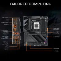 Premium Gigabyte X870 AORUS ELITE X3D Dark Motherboard - Socket AM5, ATX, WiFi Included, DDR5 - Thumbnail 8