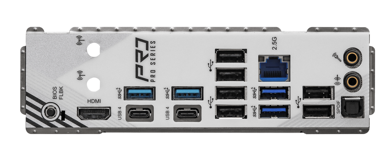 X870 Pro RS Backplate