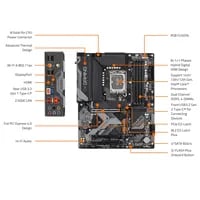 Affordable Gigabyte Z790 GAMING PLUS AX Dark Motherboard - Socket LGA1700, ATX, WiFi Included, DDR5 - Thumbnail 5