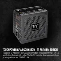 Affordable Thermaltake Toughpower GF A3 - TT Premium Edition Black PSU - 850W, 80+ Gold, true - Thumbnail 3