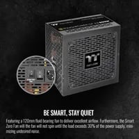 Affordable Thermaltake Toughpower GF A3 - TT Premium Edition Black PSU - 850W, 80+ Gold, true - Thumbnail 6