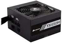 Premium Corsair TX650M Black PSU - 650W, 80+ Gold