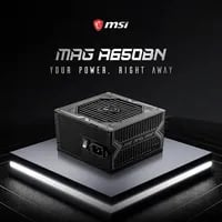 Affordable MSI MAG A650BN Black PSU - 650W, 80+ Bronze - Thumbnail 4