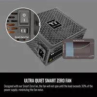 Premium Thermaltake Toughpower GF3 TT Premium Black PSU - 1650W, 80+ Gold, true - Thumbnail 4