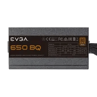 Affordable EVGA 650 BQ Black PSU - 650W, 80+ Bronze - Thumbnail 6