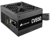 Affordable Corsair CV650 Black PSU - 650W, 80+ Bronze - Thumbnail 1