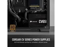 Affordable Corsair CV650 Black PSU - 650W, 80+ Bronze - Thumbnail 3