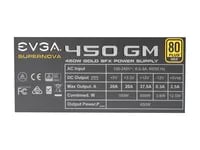 Premium EVGA SuperNOVA 450 GM Black PSU - 450W, 80+ Gold, true, SFX - Thumbnail 3