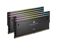 Premium Corsair Dominator Titanium Black RAM - 32GB Kit, DDR5, 6000 MT/s, CL30, RGB - Thumbnail 2