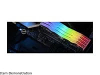 Premium TEAMGROUP T-Force Delta RGB Black RAM - 32GB Kit, DDR5, 7200 MT/s, CL34, RGB - Thumbnail 5