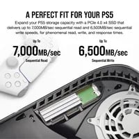 Premium Corsair MP600 ELITE PS5 Storage - 1000GB, NVMe, M.2 PCIe 4.0 x4 - Thumbnail 5