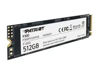Affordable Patriot P300 Storage - 512GB, NVMe, M.2 PCIe 3.0 x4 - Thumbnail 3