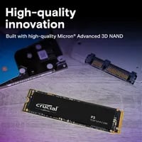 Affordable Crucial P3 Storage - 4000GB, NVMe, M.2 PCIe 3.0 x4 - Thumbnail 6