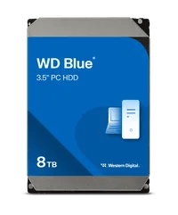 Premium Western Digital WD Blue Storage - 8000GB, SATA Gen 3