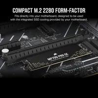 Premium Corsair MP700 PRO SE Storage - 4000GB, NVMe, M.2 PCIe 5.0 x4 - Thumbnail 17